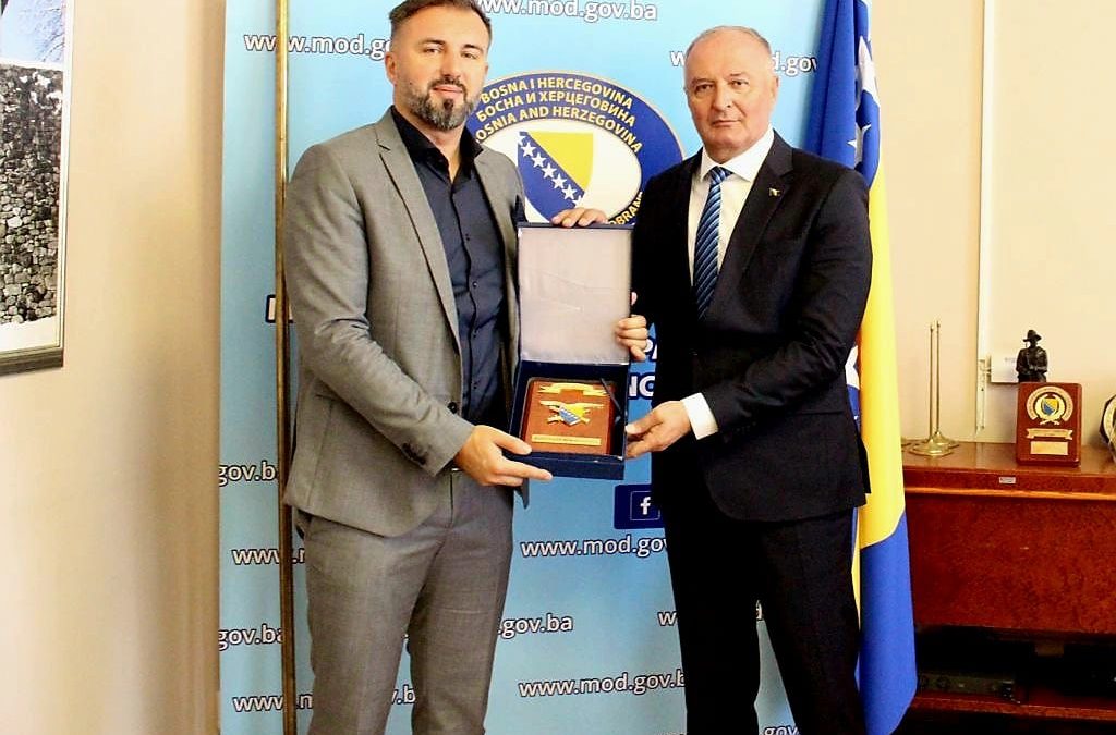 Potpredsjednik Federacije Bosne i Hercegovine u posjeti Ministarstvu odbrane Bosne i Hercegovineezu