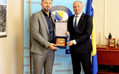 Potpredsjednik Federacije Bosne i Hercegovine u posjeti Ministarstvu odbrane Bosne i Hercegovineezu