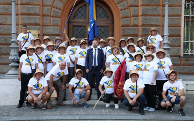 Potpredsjednik Stojanović ispratio Omladinsku radnu brigadu Bosne i Hercegovine u Novi Pazar na radnu akciju